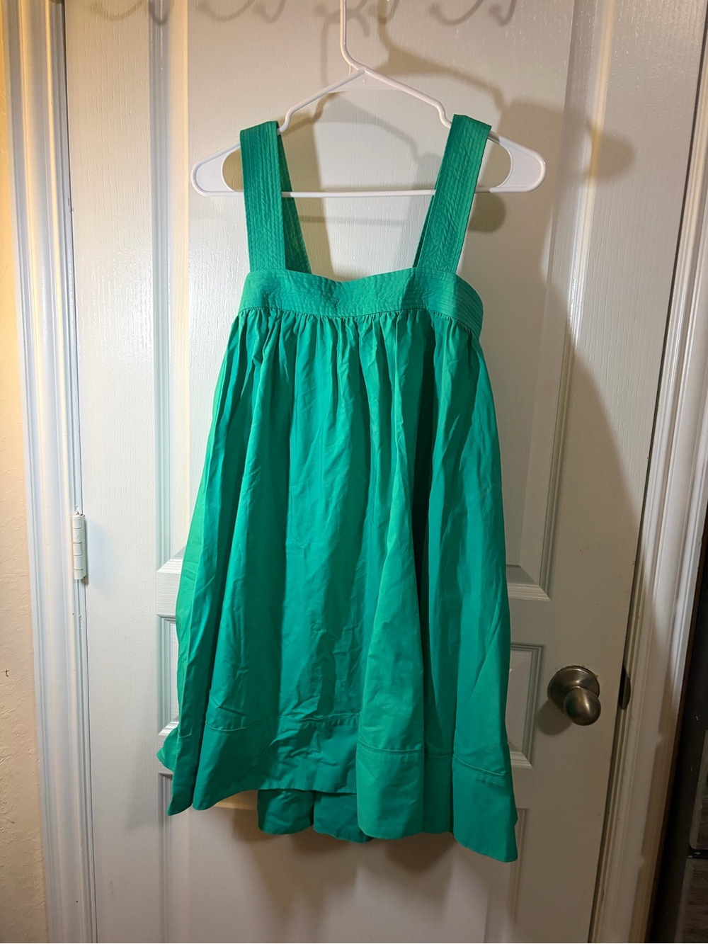 Shona Joy Emerald Green Girls Sundress with Wide Straps